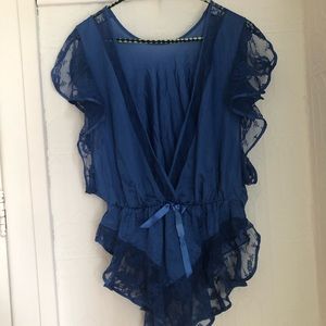 Real Vintage lingerie Royal Blue